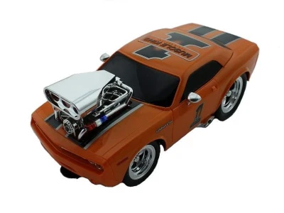 Р/У машина из серии "Muscle Сar" с гоночным Мотором 1/16 + свет + звук желтая