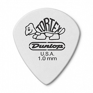 DUNLOP 478P1.0 Tortex White Jazz III набор медиаторов 1.0 12 шт