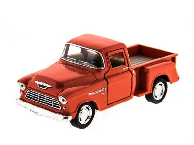Машина Kinsmart "Chevy Stepside Pick Up" инерция (1/12шт.) 1:32 б/к