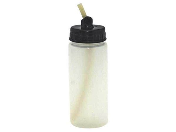 Баночка с крышкой, 80 мл, трубка 60 градусов, пластик высокая, шт