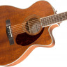 Fender PM-3C Triple-0 All-Mah w/case электроакустическая гитара с кейсом