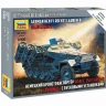 Сборная модель ZVEZDA Немецкий бронетранспортер "Ханомаг" пусковыми установками, 1/100