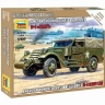 Сборная модель ZVEZDA Американский бронетранспортер М3 "Скаут", 1/100