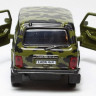 Машина Autotime "LADA 4x4" армейская 1:36
