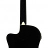 STAGG SCL60 TCE-BLK 4/4 классическая гитара со звукоснимателем
