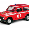 Машина Autotime "LADA 4x4" пожарная охрана 1:36
