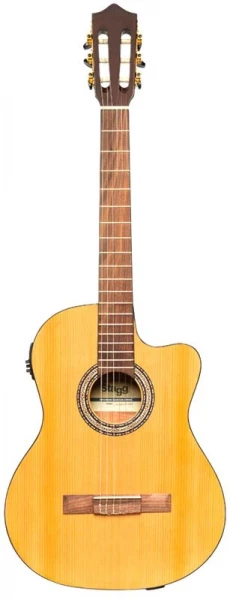 Классическая гитара STAGG SCL60 TCE-NAT 4/4  со звукоснимателем