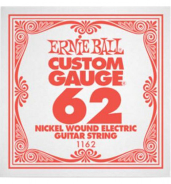 Ernie Ball 1162 калибр.062 одиночная для электрогитары/акустической гитары