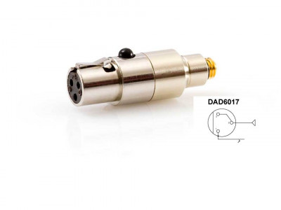 Переходник DPA DAD6017 MicroDot на 3-Pin Mini-XLR