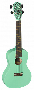 Укулеле-концерт BATON ROUGE UR1-C-mag цвет - matt apple green