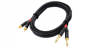 Кабель сдвоенный Cordial CFU 3 PC RCA