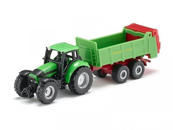 Трактор Siku 1673 с прицепом для удобрений