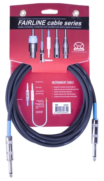 Инструментальный кабель Superlux SFI3PP, 3 м