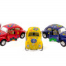 Машина Kinsmart 1967 Volkswagen Classical Beetle with printing инерция (1/12шт.) 1:32 б/к
