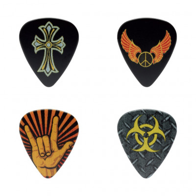 Набор медиаторов для гитары D'Andrea RPHMH, 12 шт