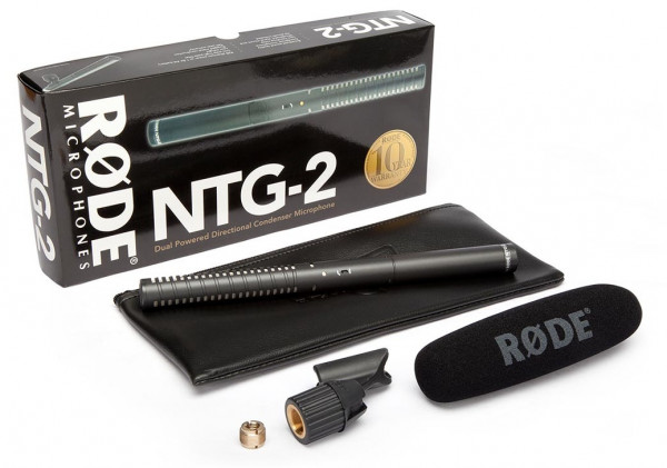 Микрофон пушка RODE NTG2 суперкардиоидный Микрофон пушка RODE NTG2 суперкардиоидный