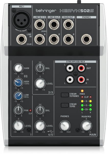 Аналоговый микшер Behringer XENYX 502S Аналоговый микшер Behringer XENYX 502S