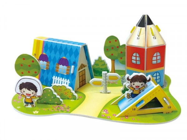 3D пазл из пенокартона ДЕТСКИЙ САД (МИНИ СЕРИЯ) (20 деталей)