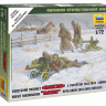 Сборные солдатики ZVEZDA Советские пулемётчики в зимней форме, 1/72
