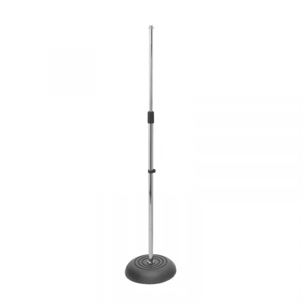 ONSTAGE MS7201C микрофонная стойка, прямая, круглое основание, регулируемая высота, хром