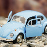 Машина Ideal 1:30-39 Volkswagen Beetle (блест. метал. фиолет.)