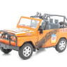 Машина "АВТОПАНОРАМА" УАЗ-469 1/24 в/к 22*12*11 см, оранжевая