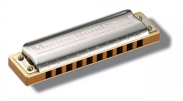 Губная гармошка диатоническая HOHNER Marine Band De lux 2005/20 E (M200505)