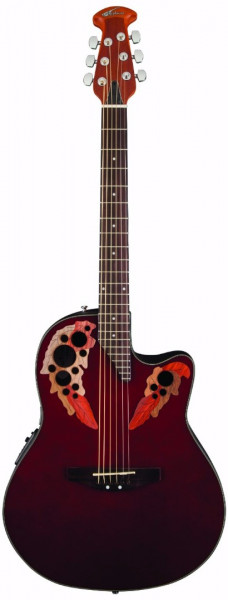 Applause AE44-RR Elite Mid Cutaway Ruby Red электроакустическая гитара