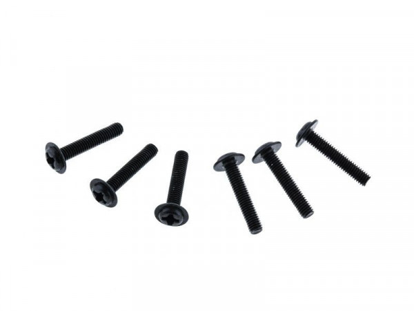 Винт с плоский головкой M3x16 под крестовую отвертку 6шт.