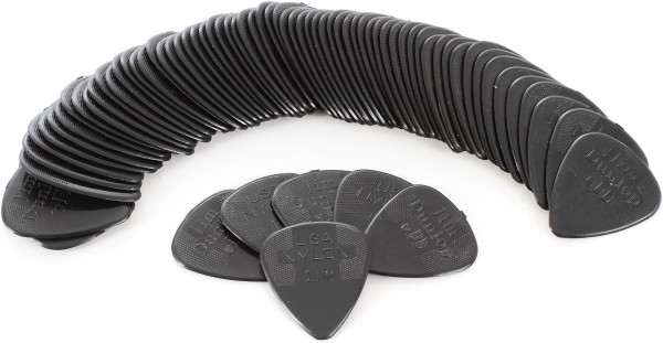 DUNLOP 44R1.0 NYLON Standard набор медиаторов 1 мм, 72 шт