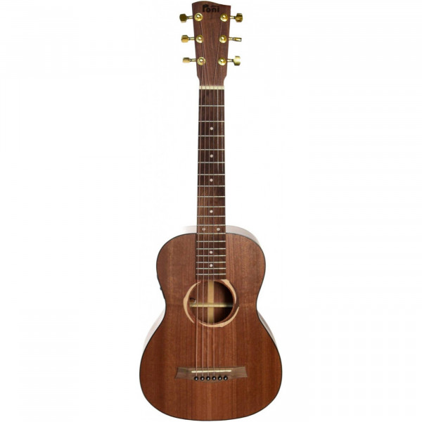 Гитара акустическая уменьшенная PONI TR 3-3, цвет: натуральный тёмный