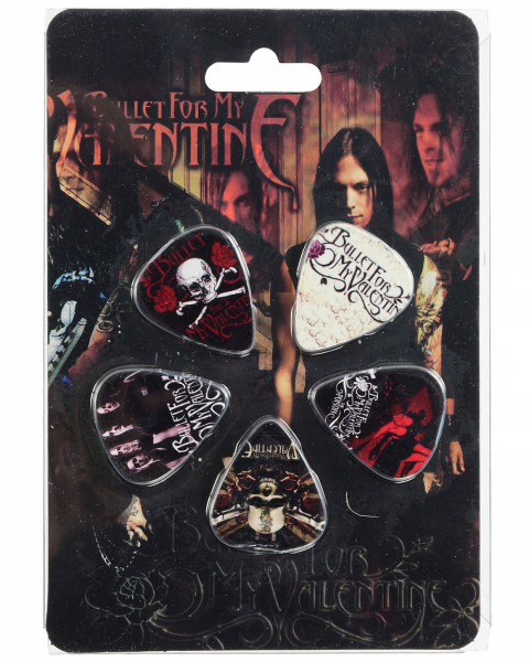 ROCKET Bullet For My Valentine набор медиаторов 0,71 мм 5 шт. средняя жёсткость