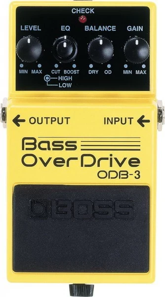 Педаль BOSS ODB-3 OverDrive для бас-гитары