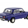 Машина "АВТОПАНОРАМА" ВАЗ 2106 синяя ,1/22, инерция, Pull Bаck механизм, в/к 10*12*22 cм