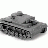 Сборная модель ZVEZDA Немецкий огнеметный танк Pz.Kfw III, 1/100