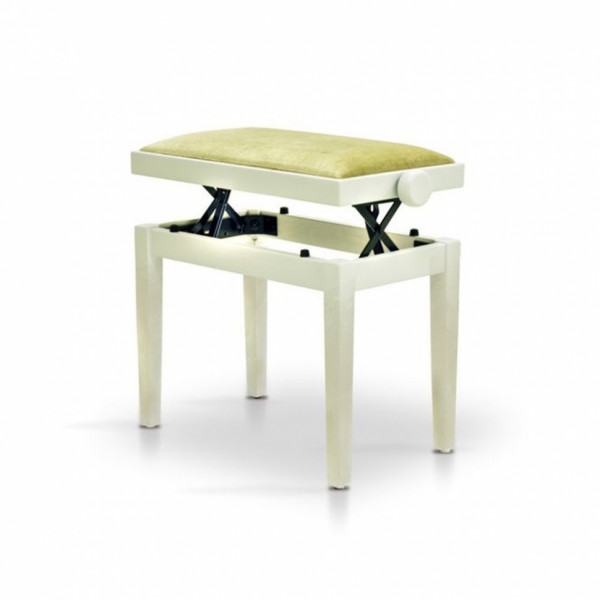 Банкетка для пианино Hidrau BG27 White Gloss (TC6)