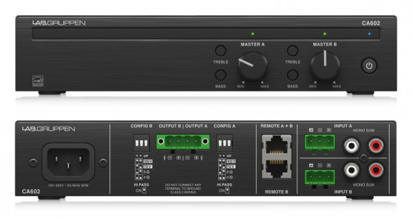 Усилитель мощности Lab.gruppen CA602 инсталляционный, класс D