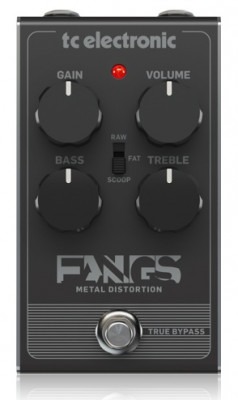 Педаль эффектов TC electronic FANGS METAL DISTORTION дисторшн