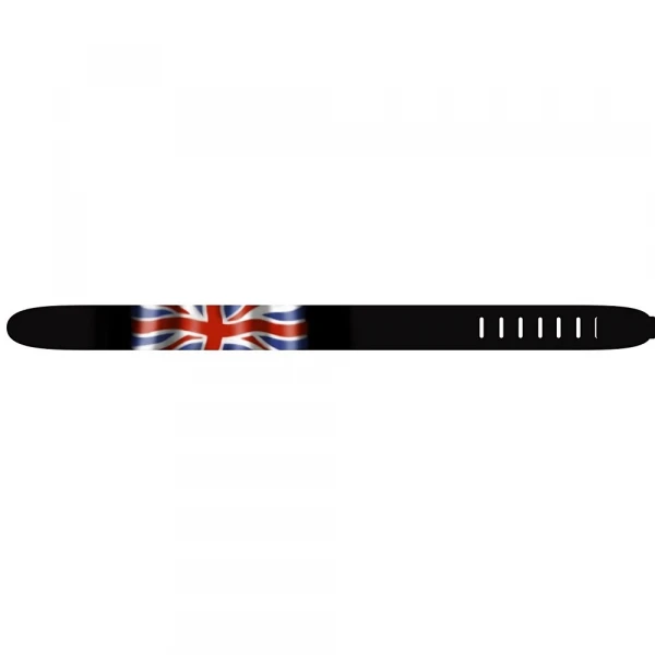 Perri's P25LSS-33 UK FLAG - ремень для гитары кожаный