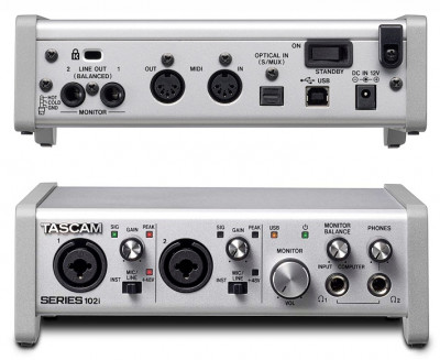 Аудиоинтерфейс Tascam SERIES 102i USB 10 входов, 4 выхода