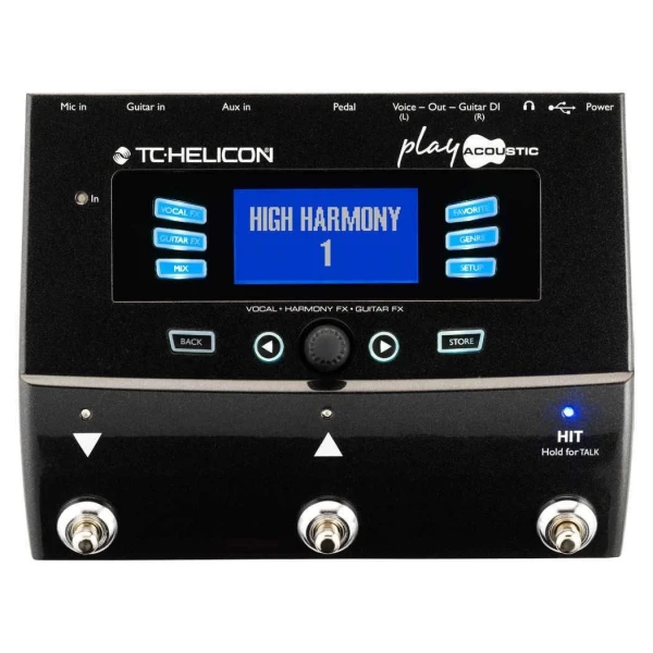 TC HELICON Play Acoustic напольный процессор эффектов / гармонайзер для вокала и акустической гитары