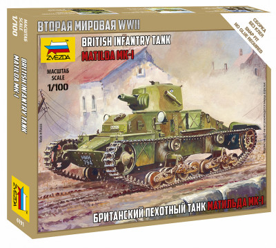 Британский танк Матильда Mk-1 1/100