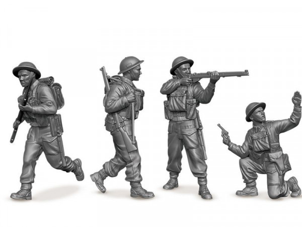 Сборные солдатики ZVEZDA Британская пехота, 1/72