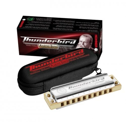 Губная гармошка диатоническая HOHNER Marine Band Thunderbird Low Low F (M201175) без уроков
