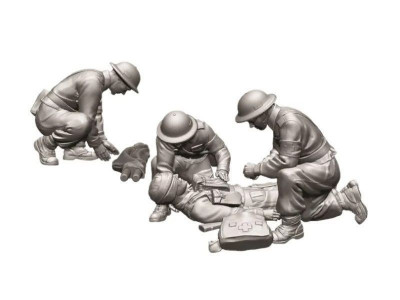 Сборные солдатики ZVEZDA Британские санитары, 1/72