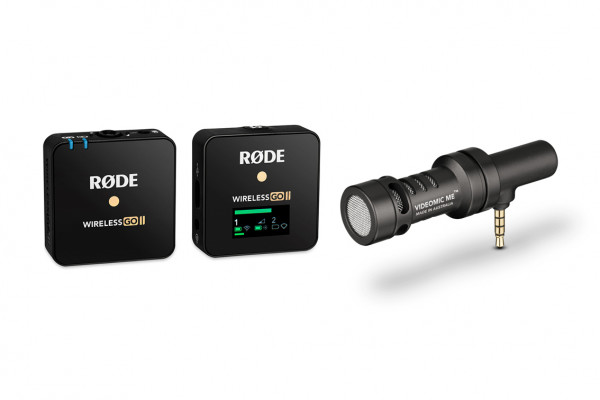 Микрофонная система RODE Wireless GO II Single + VideoMic ME Микрофонная система RODE Wireless GO II Single + VideoMic ME