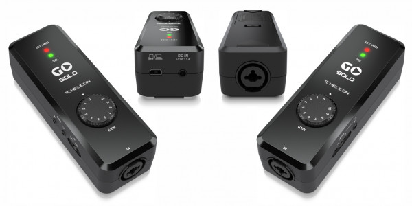 Аудиоинтерфейс TC Helicon GO SOLO для мобильных устройств