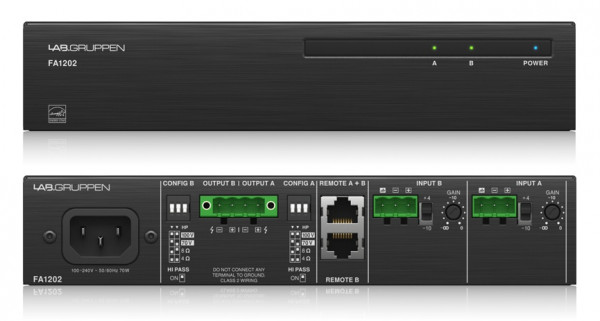 Усилитель мощности Lab.gruppen FA1202 инсталляционный, класс D Усилитель мощности Lab.gruppen FA1202 инсталляционный, класс D