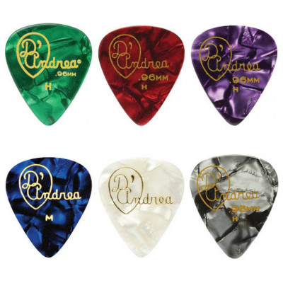 Набор медиаторов для гитары D'Andrea TDC351 .96HV, 12 шт