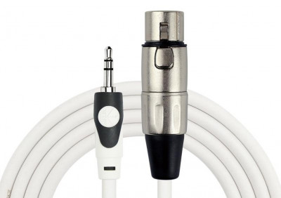 Кабель микрофонный Kirlin LGA-594L 2M WH, 2 м